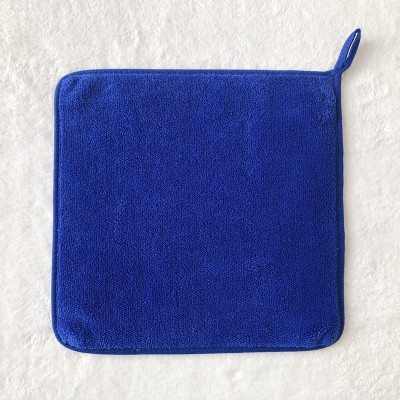 沁春莱加厚珊瑚绒抹布(深蓝色)30*30cm/条