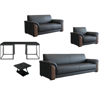 悦兴诚组合沙发192*78*81cm(1+2+3+茶台+方几)套