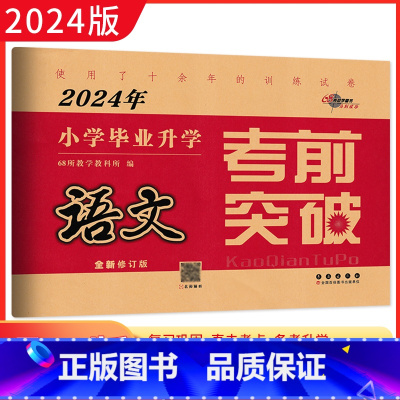 语文 小学升初中 [正版]2024年小学毕业升学考前突破 语文 名校名师小学六年级毕业升学专项训练测试卷 名校小升初必刷