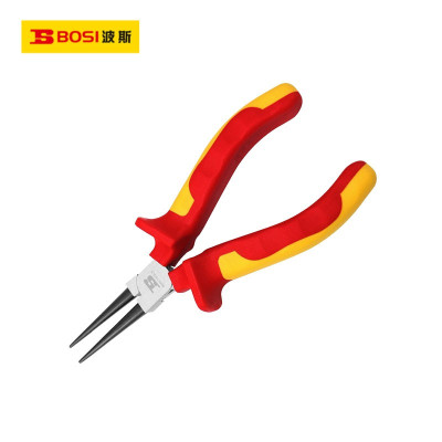波斯(BOSI)VDE绝缘耐压圆嘴钳(6