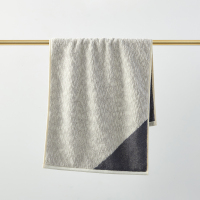 洁玉 梵星加厚纯棉毛巾34*74cm 105g 1条装 J4031F 灰色