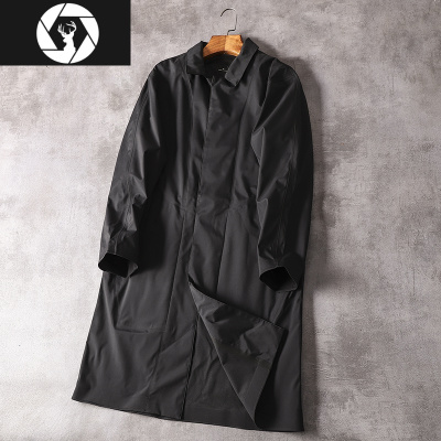 HongZun惊天大牛货！20年新款男士压胶轻薄夹克中长款风衣外套潮风衣