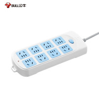 公牛 排插 超功率保护插座/插线板/插排/排插 8位总控全长5米 GN-604 单位:个