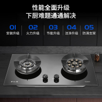 金龙灶具E309 金龍灶具加厚钢化玻璃面板聚能炉架