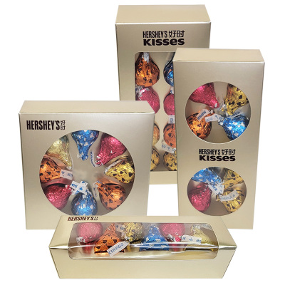 Kisses好时牛奶巧克力纸盒装6-8粒水滴礼盒装婚庆结婚喜糖伴手礼