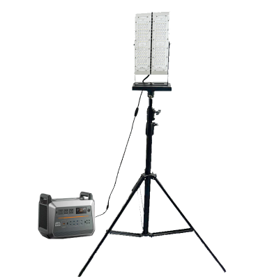 晫安联 ZM5010-Y4 220V 100W IP65 5700K LED 移动照明储能装置 (计价单位:套) 银黑色