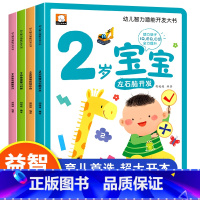 [全套4册]2岁幼儿智力潜能开发 [正版]幼儿思维智力潜能开发训练大书全12册 1-2-3岁儿童全脑开发思维逻辑培养认知