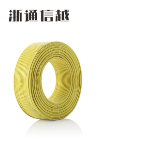 浙通信越 电线 国标塑铜线 单芯股 BV 6 /米 多色 100米/盘