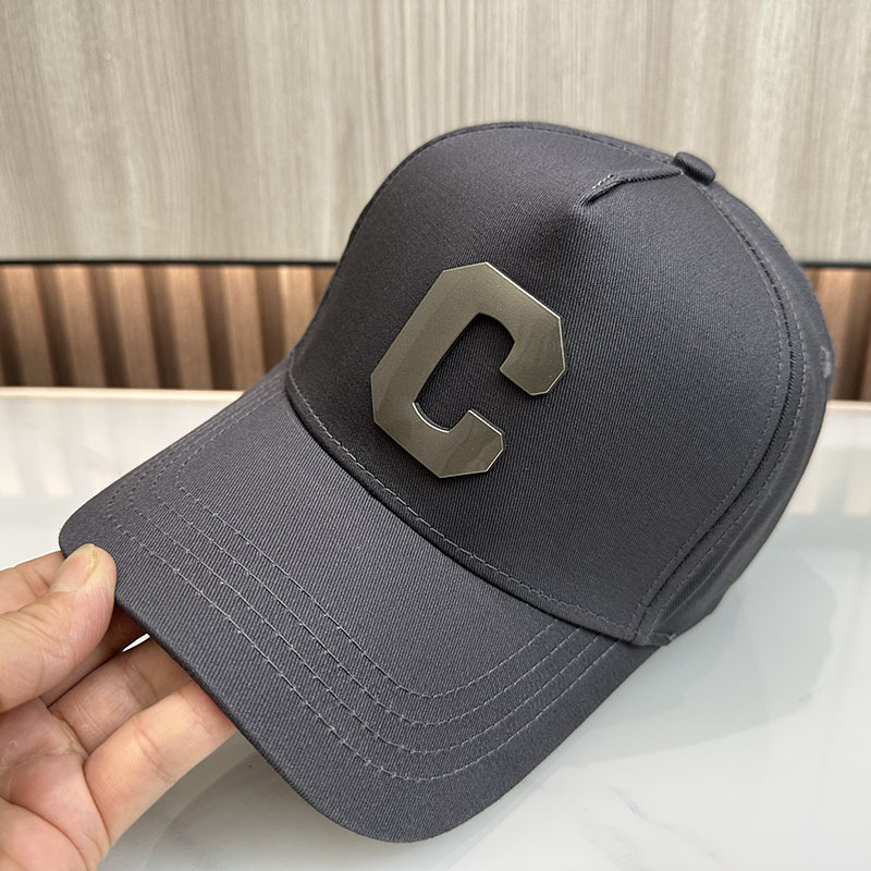 新款男士高顶帽大C秋冬棒球帽潮时尚大头围大脸显瘦鸭舌帽潮牌女