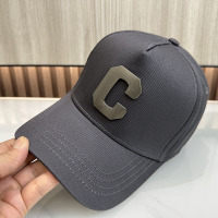 新款男士高顶帽大C秋冬棒球帽潮时尚大头围大脸显瘦鸭舌帽潮牌女