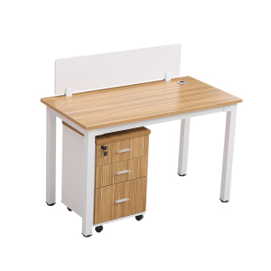 易企采 单人位含活动柜无椅 职员办公工位桌120*60*75CM 单位:张