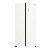 美的双开门纯平全嵌613L一级能效对开超薄零嵌入式白色家用电冰箱