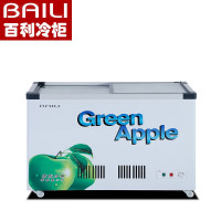 百利(BAILI)WC/WD-290A商用展示柜雪糕冰柜卧式冷冻冷藏柜转换冷柜大容量保鲜柜饮料展示柜玻璃门雪糕急冻柜