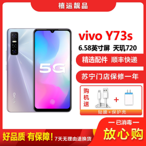 [二手9成新]vivo Y73s 银月 8G+256G 全网通安卓手机6.58英寸屏天玑720双卡拍照娱乐备用5G手机
