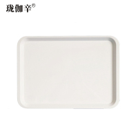 珑伽辛 耐高温密胺餐具托盘 39.4*28*2cm/个