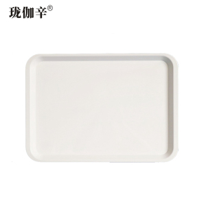 珑伽辛 耐高温密胺餐具托盘 39.4*28*2cm/个