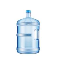 蔚岸 食品级PC饮用水桶 加厚耐热饮水机大桶手提小型纯净水桶装水5L/个