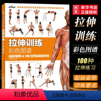 [正版]拉伸训练彩色图谱 100种拉伸练习 远离肌肉损伤 快速有效改善身体柔韧性 肌肉健美训练图解体育健身练肌肉书籍
