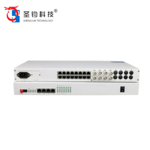 圣钧科技32路光综合接入设备 120H- 4E1(FE)-2GE-32P