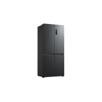 美菱 500升十字对开门四开门多门家用冰箱 一级变频无霜 BCD-500WSP9CXG1灰