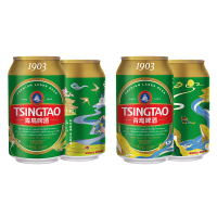 青岛啤酒(TSINGTAO)「1903」10度330*6*4牛卡包罐啤(120周年版)
