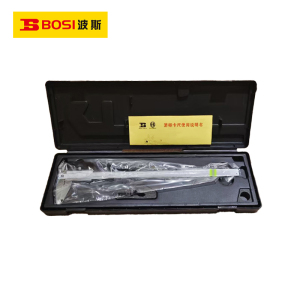 波斯(BOSI) 荧光系列不锈钢整体游标卡尺 0-300mm 把