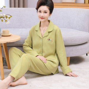 羊毛德绒睡衣女士秋冬季加绒加厚年新款可外穿家居服