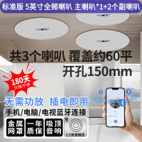 先科(SAST)G3 无线蓝牙吸顶音响 吊顶天花板公共广播喇叭音箱一拖二