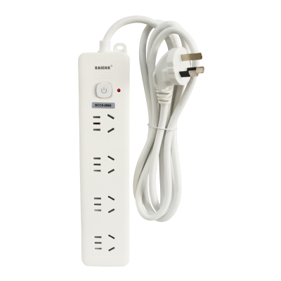 SAICKG SCC8-6860 四位5孔 1.8M 2500W 插排(单位:个)白