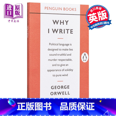 [正版]乔治·奥威尔:我为什么要写作 英文原版 Penguin Great Ideas : Why I Write G