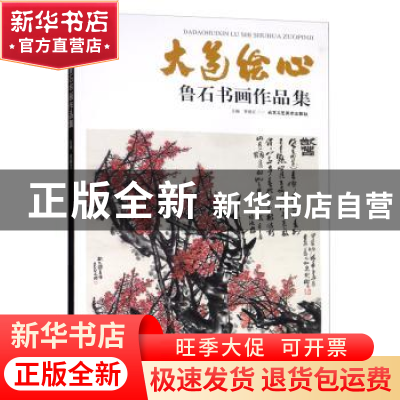 正版 大道绘心:鲁石书画作品集 贾德江 北京工艺美术出版社 97875