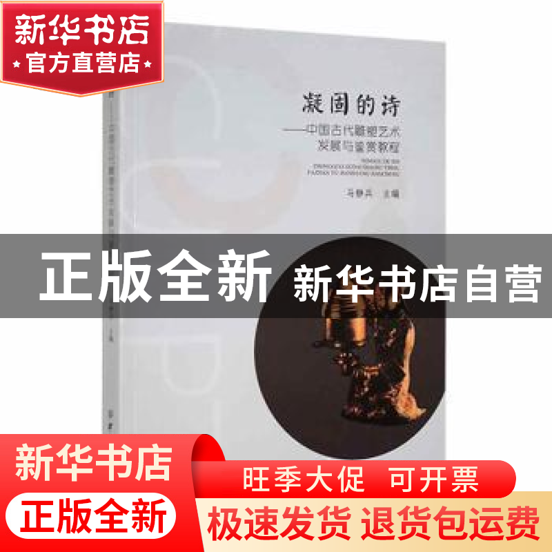 正版 凝固的诗-中国古代雕塑艺术发展与鉴赏教程 马静兵 中国纺织