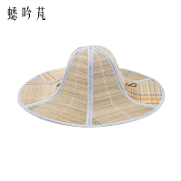 蟋吟芃 折叠草帽 均码 顶