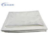 酷美智悦 白色缎条床上三件套 KM-RB019 套