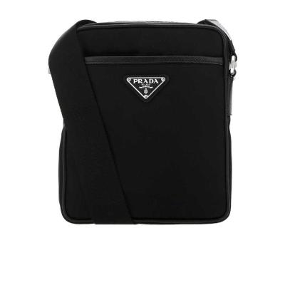 普拉达(PRADA)再生聚酰胺防丢徽标单肩包轻便耐用多功能休闲商务