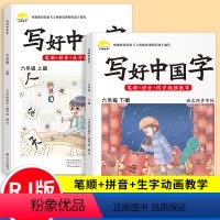 写好中国字 6年级上下册 [正版]抖音同款写好中国字练字帖一年级二年级三年级四年级五年级六年级上册下册语文同步字帖小学生
