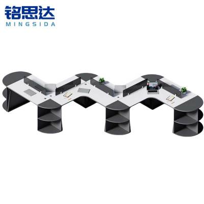 铭思达屏风工位六人位张