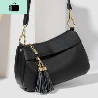 女包包2020新款斜挎包女中年百搭妈妈包软皮时尚流苏单肩手提小包NEW LAKE女斜挎包