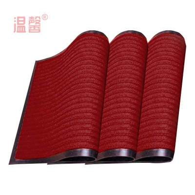 温馨 条纹防滑垫 暗红色2米宽 米
