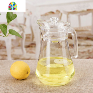 家用无铅玻璃冷水壶凉水壶果汁饮料壶大容量玻璃壶耐热泡茶水杯套 FENGHOU 6只高八角杯(送杯刷)