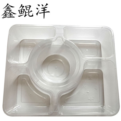 鑫鲲洋 一次性餐盒 1500ml五格 箱