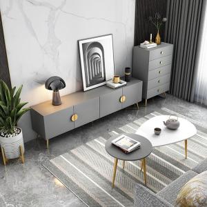 轻奢电视柜茶几组合小户型客厅简约现代经济型北欧地柜多功能简欧