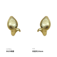 925纯银萌蛇本命年耳扣女耳环耳饰创意个性闺蜜礼物小众潮送女朋友老婆情人节七夕生日礼物