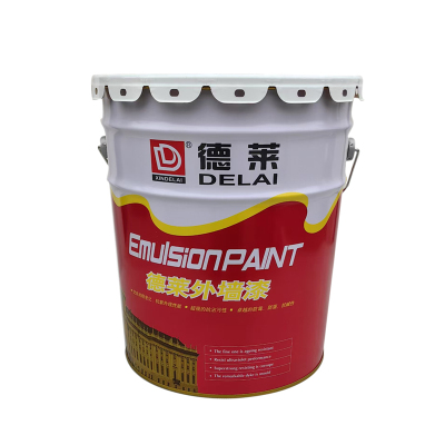 XINDELAI德莱涂料 水性环保抗开裂弹性拉毛中层漆 25kg 桶