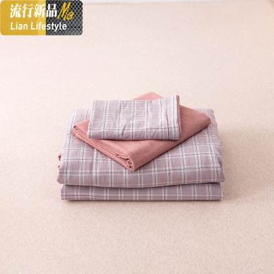 夏被日系水洗棉夏被四件套夏天薄被子夏凉被夏季空调被午休盖被 三维工匠
