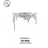 JiMi原创可拆卸臂环液态金属手镯小众设计高级感肌理甜酷Y2K链条手链