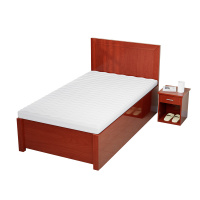 臻远ZY50618014 油漆公寓家具 员工宿舍家具单人床 1.2米含一个床头柜