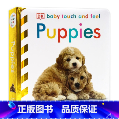 [正版]DK出品 宝宝小狗触摸书 Baby Touch and Feel Puppies 英文原版绘本幼儿英语启蒙触摸