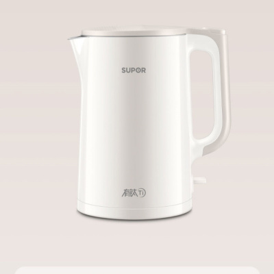 苏泊尔云白2.0L纯钛电水壶底盘加热进口温控器长效保温大容量SW-20S03T