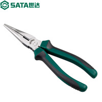 世达 SATA 工具钳子尖嘴钳多功能钳子尖口钳尖头钳加长8寸 70102A